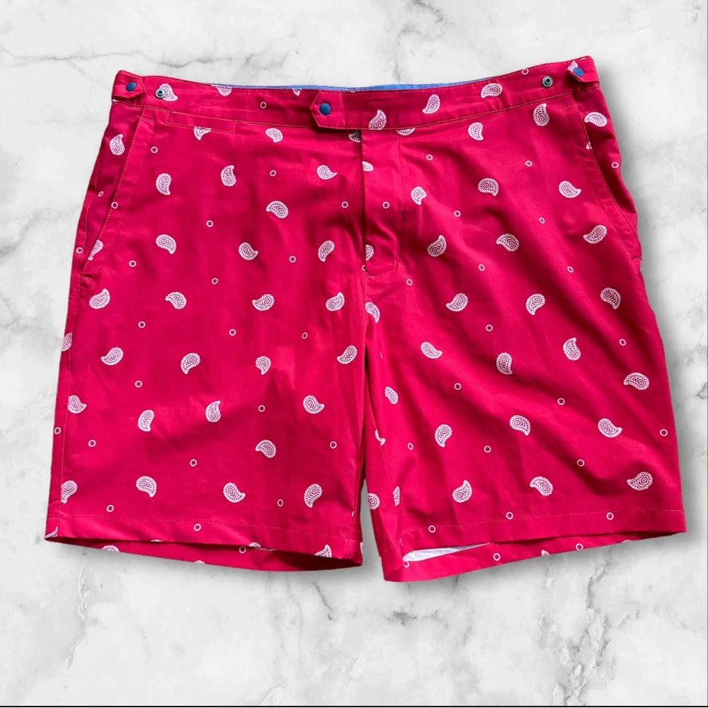 NWOT Men's 2019 U.S. Open B. Draddy Red‎ Swim Board Shorts SZ XL Adjustable